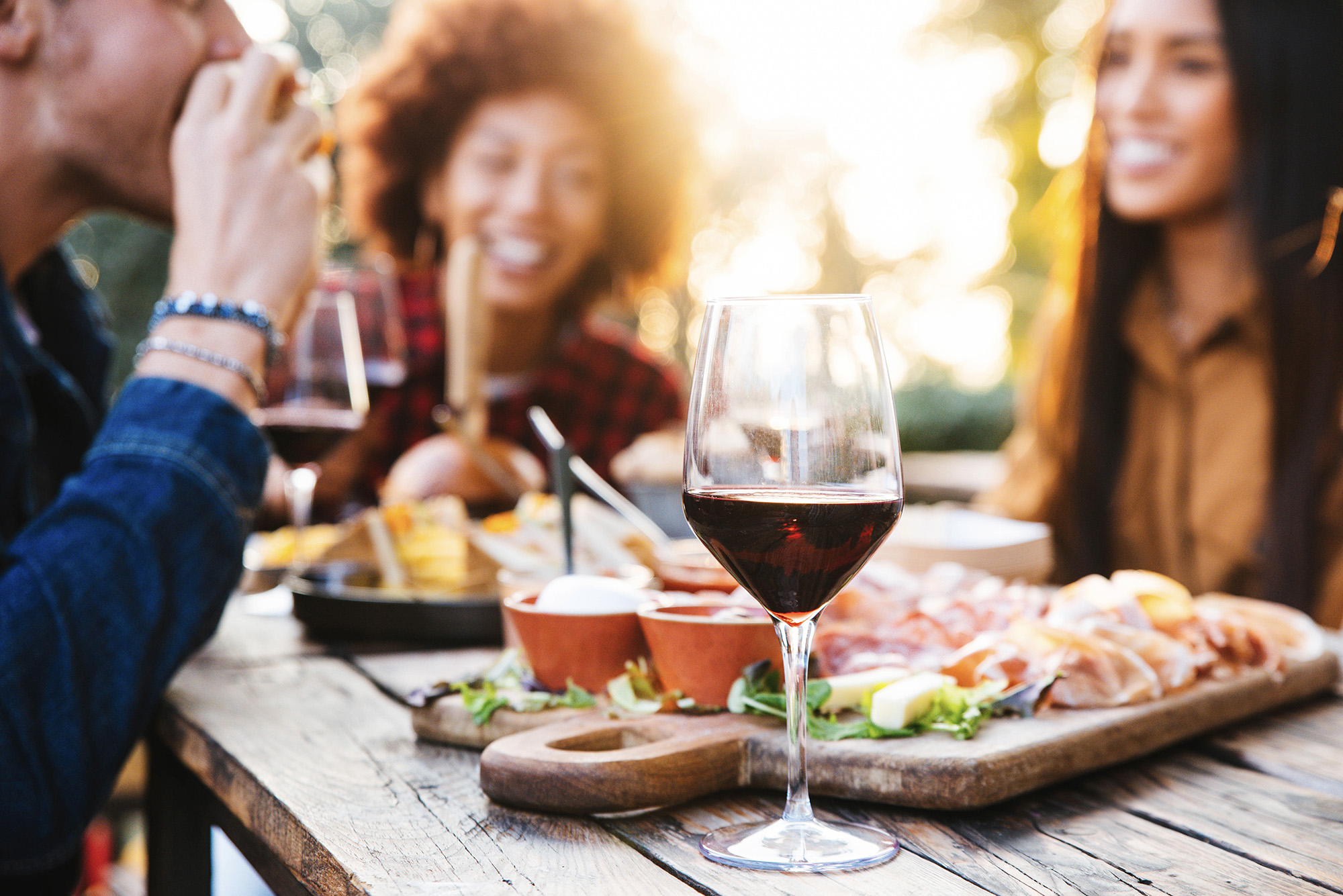 group dining outside